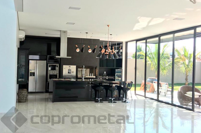 Instalação real Coprometal